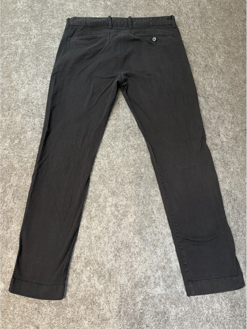 J. Crew Flex Slim Chino Pants Men’s W36 X L32 Black Stretch Flat Front